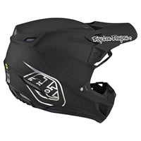 Troy Lee Designs 2025 Motocross Helmet SE5 Carbon Stealth Black Chrome