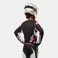 Alpinestars 2024 Stella Fluid Womens Motocross Jersey Black White CLEARANCE