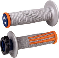 ODI EMIG2 PRO Lock On V2 Grip Gray Orange For Honda CRF 250R 2004-2025