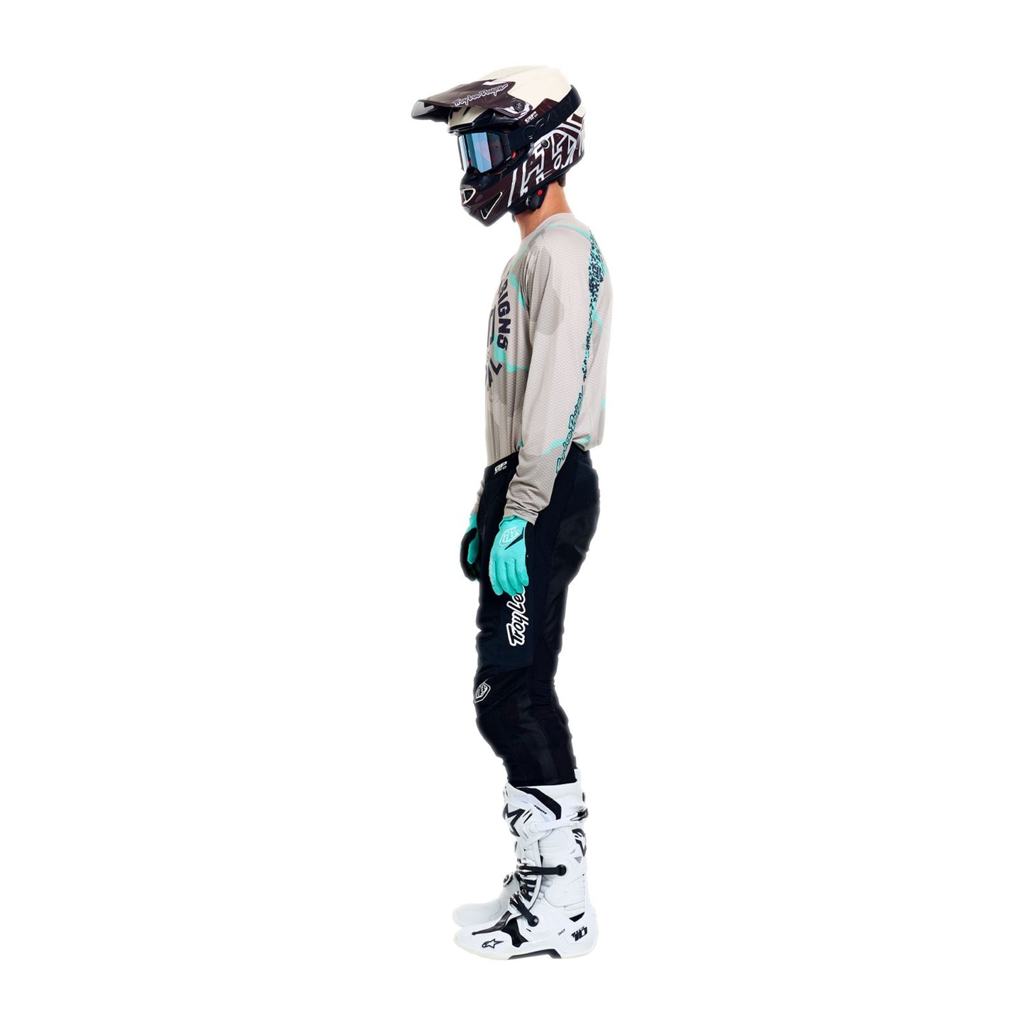 Troy Lee Designs Spring 2026 GP Pro Air Camo MX Combo Kit Aqua Dessert
