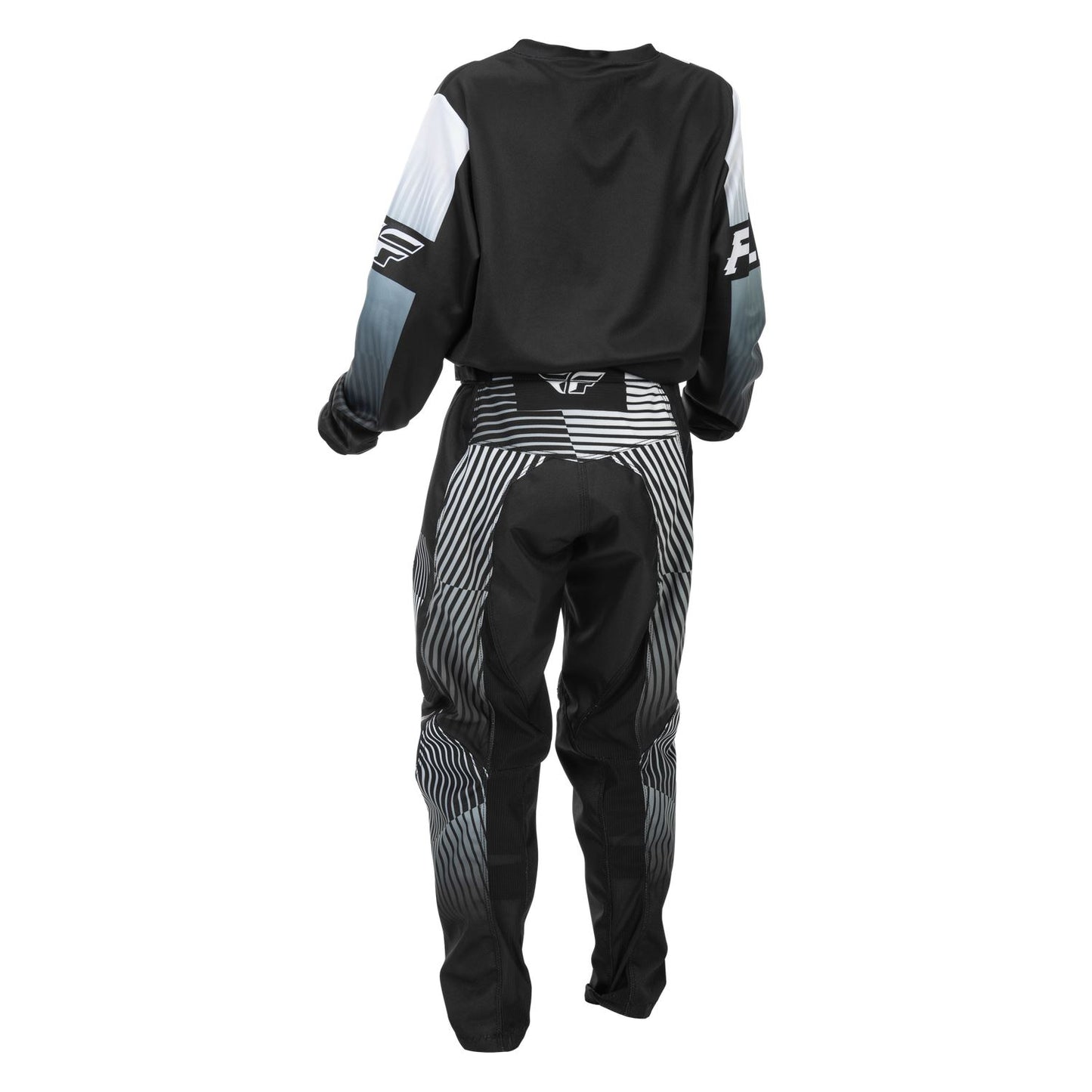 Fly Racing 2026 Motocross Combo Kit F-16 Youth  Black White