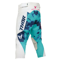 Thor 2026 Youth Launchmode Bleach White Aqua MX Pants