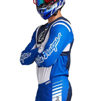 Troy Lee Designs 2025 Motocross Combo Kit GP Pro Blends White Blue
