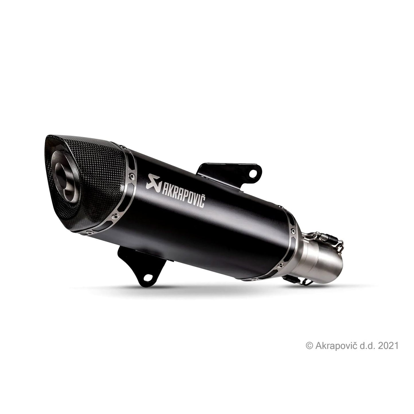 Akrapovic Stainless Steel Black Line Slip On Silencer