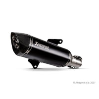 Akrapovic Stainless Steel Black Line Slip On Silencer