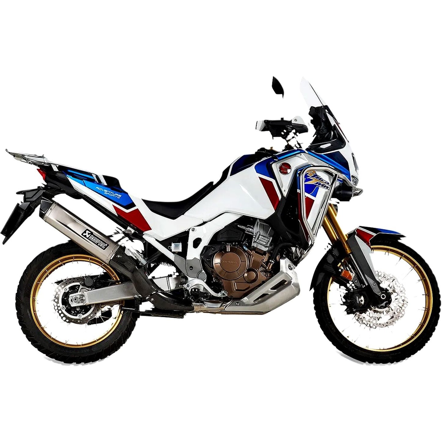 Akrapovic Titanium Line Slip On Silencer For Honda CRF 1100 L ABS Africa Twin Adventure Sports DCT 2020-2023