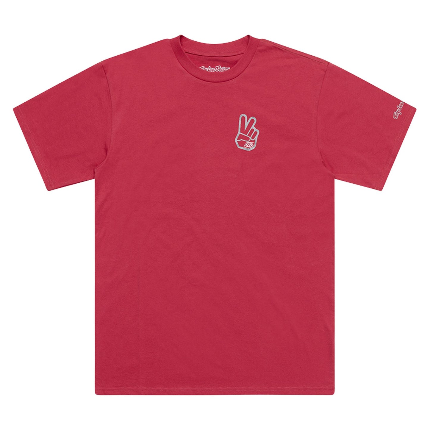 Troy Lee Designs Spring 2025 MX Peace Out Casual T-Shirt Fuchsia