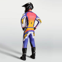 Alpinestars 2027 Fluid Drag MX Combo Kit Light Lilac Blue Iris Gold