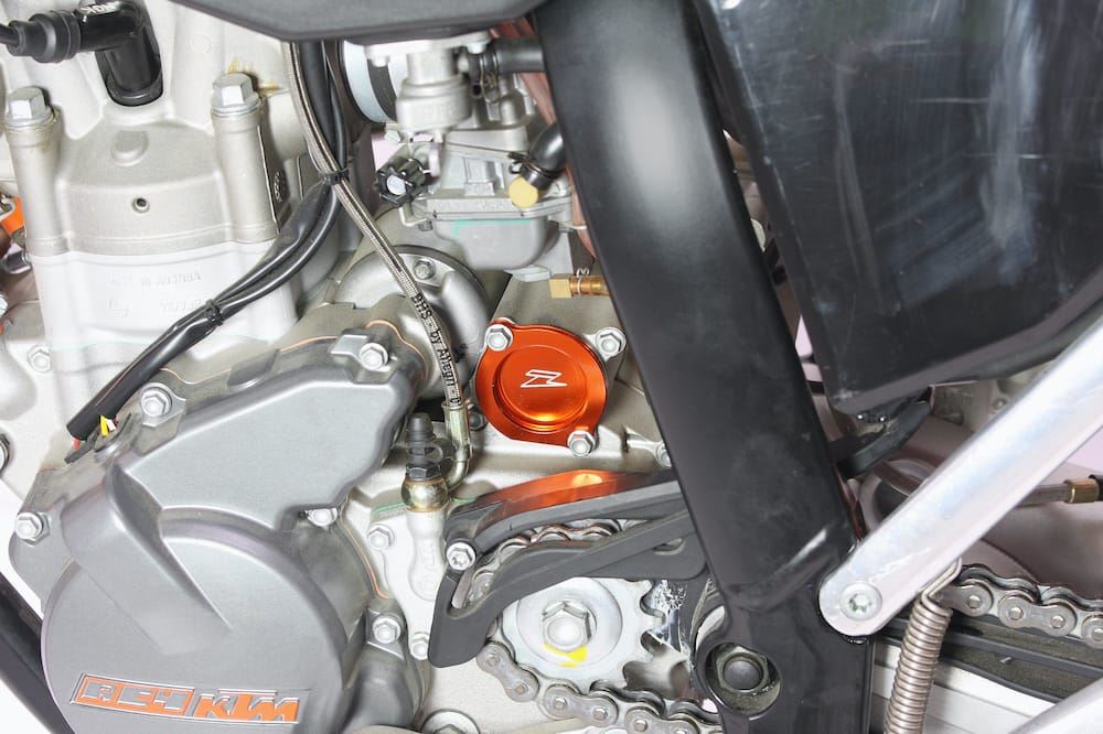 Zeta Racing Oil Filter Cover Cap Orange For KTM XC-F XCF XCW XC-W XC ZE90-4017