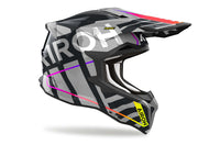 Airoh Helmet 2024 Strycker Brave Grey Gloss Composite Carbon