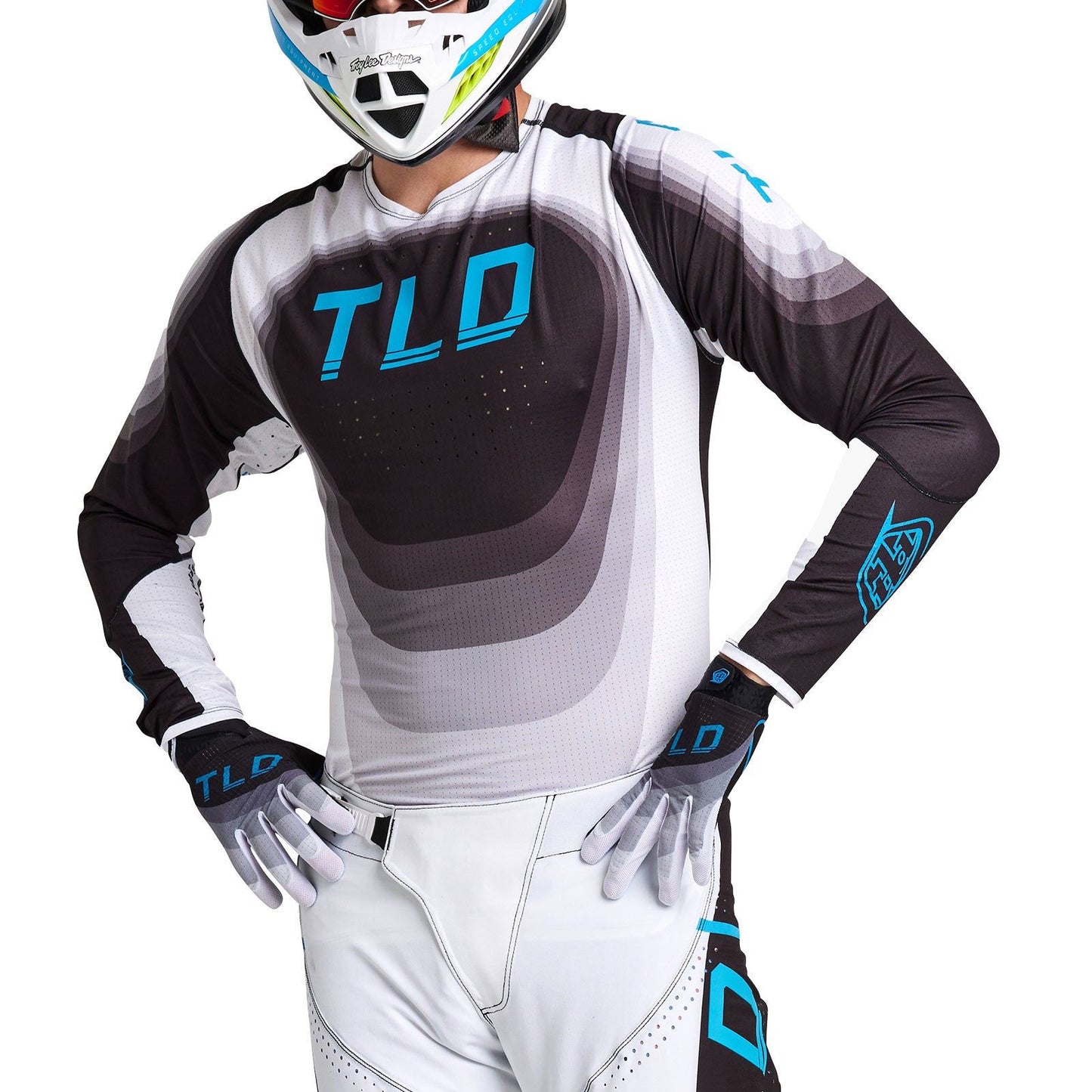 Troy Lee Designs 2025 SE Ultra Reverb Black Blue Jersey