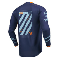 Thor 2026 Launchmode Futura Navy Orange MX Combo Kit
