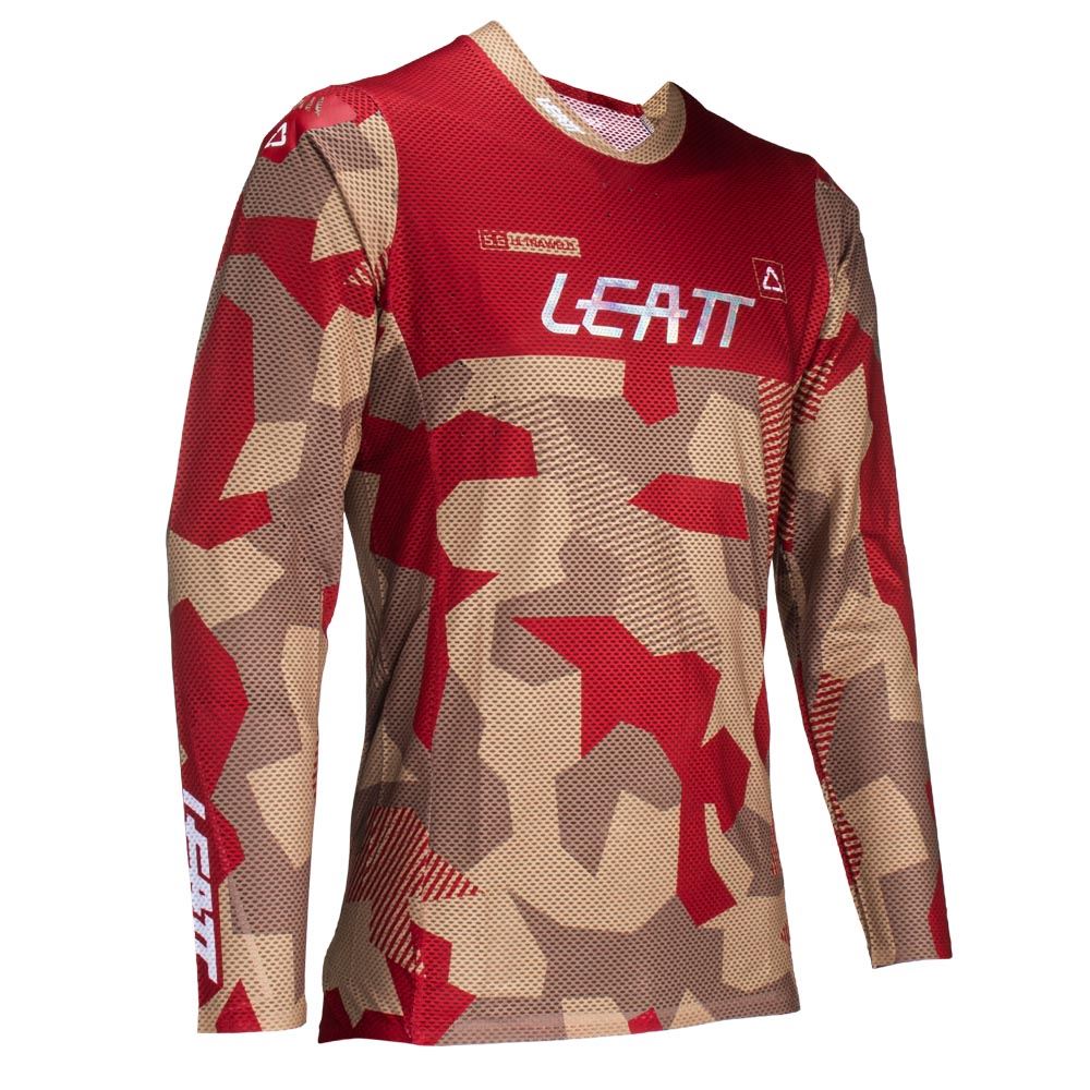 Leatt 2024 Jersey Moto 5.5 Ultraweld Rubystone