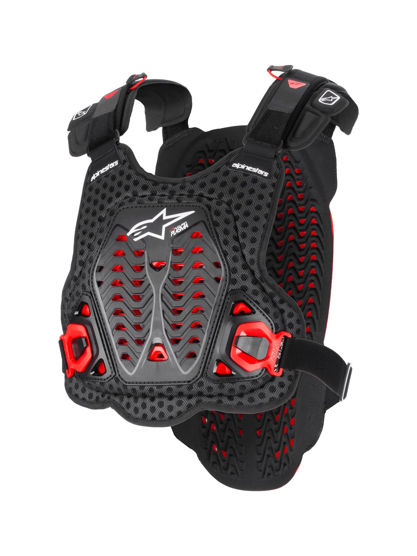 Alpinestars 2025 A-5 Plasma Chest Protector Black Red White