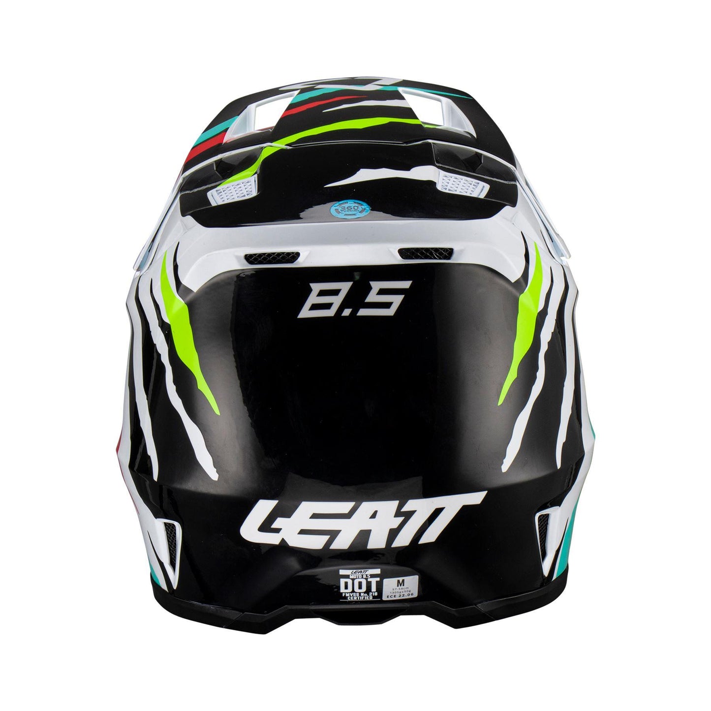 Leatt 2024 Helmet Moto 8.5 V23 Tiger with 5.5 Goggles & Helmet Bag