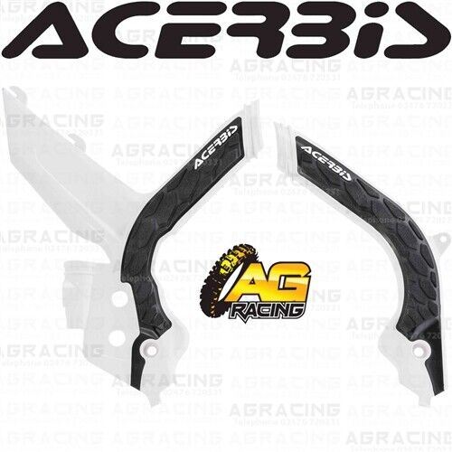 Acerbis X-Grip Frame Protector Guards White Black For KTM XC 250 2019-2024
