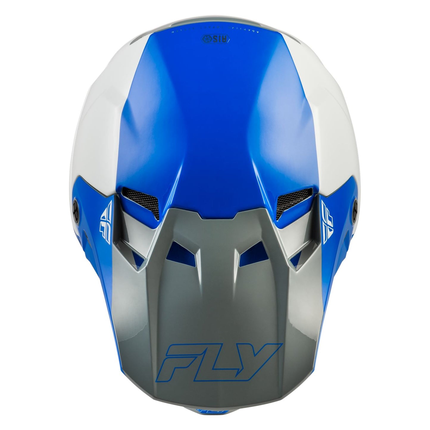 Fly Racing 2026 Motocross Helmet Formula CC Glide Blue Light Grey Grey