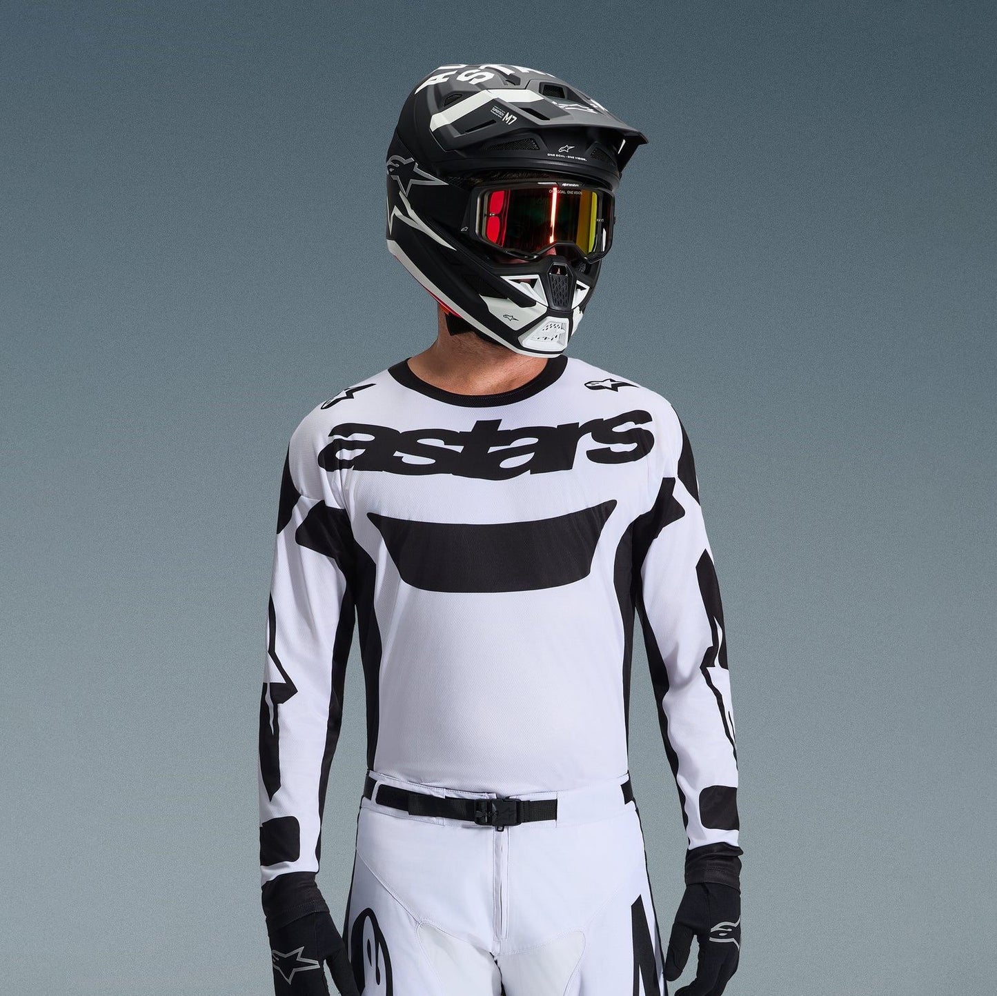 Alpinestars 2026 Racer Riway Motocross Jersey White Black
