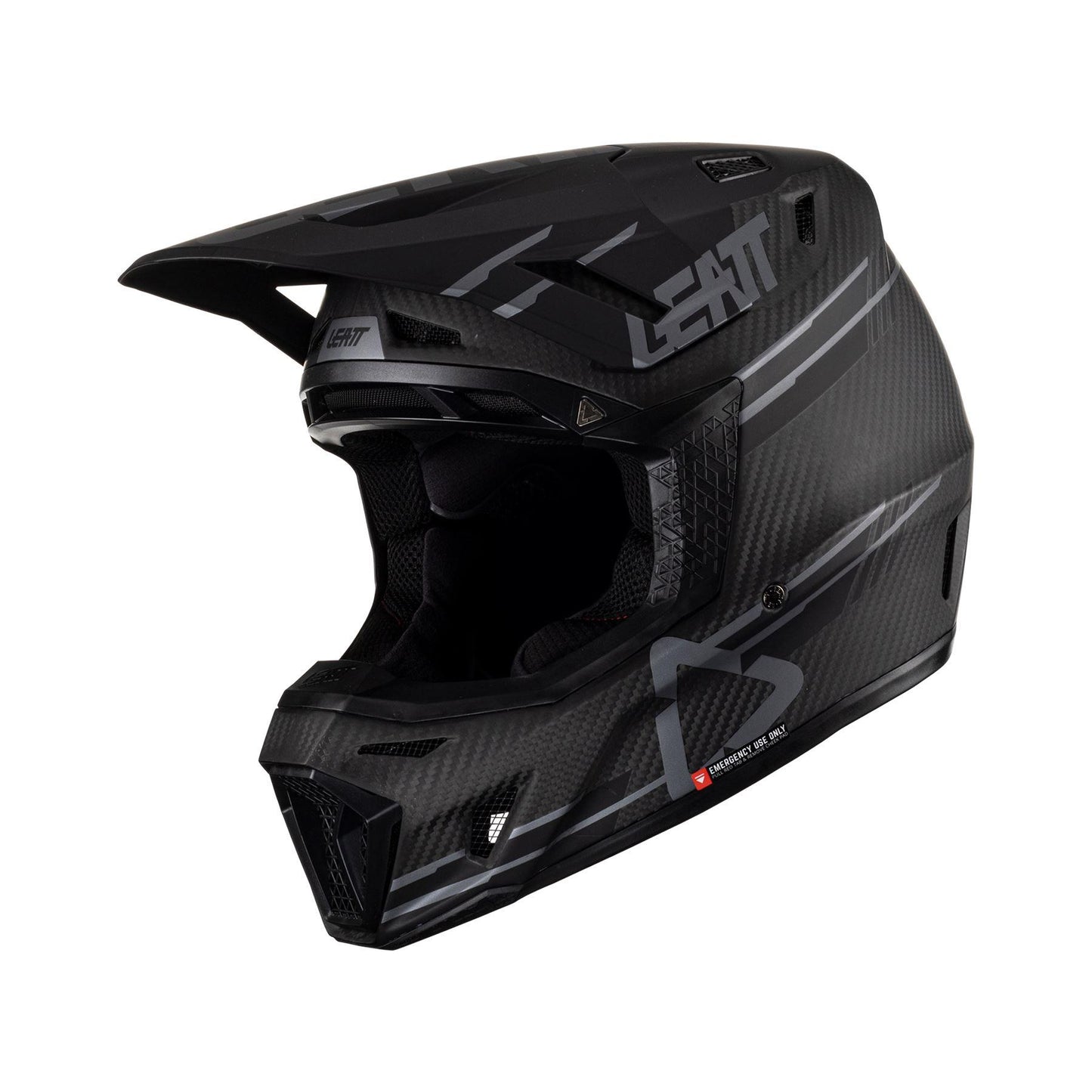Leatt 2024 Helmet Moto 9.5 V24 Carbon with 6.5 Goggles & Helmet Bag