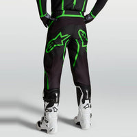 Alpinestars 2027 Fluid Apex MX Pants Black Green Fluo