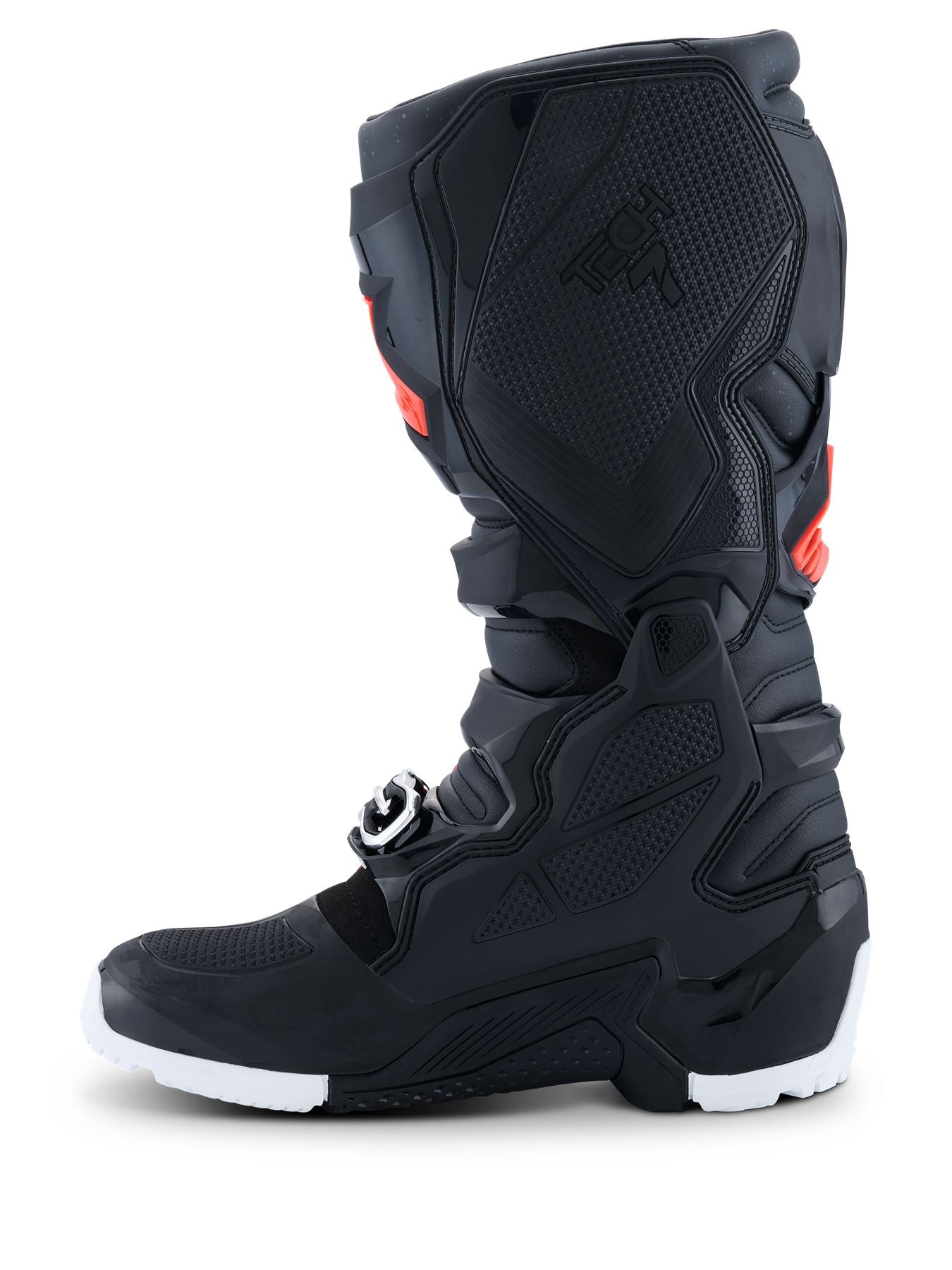 Alpinestars 2026 Tech 7 Enduro Drystar MX Boots Black Red Flou White