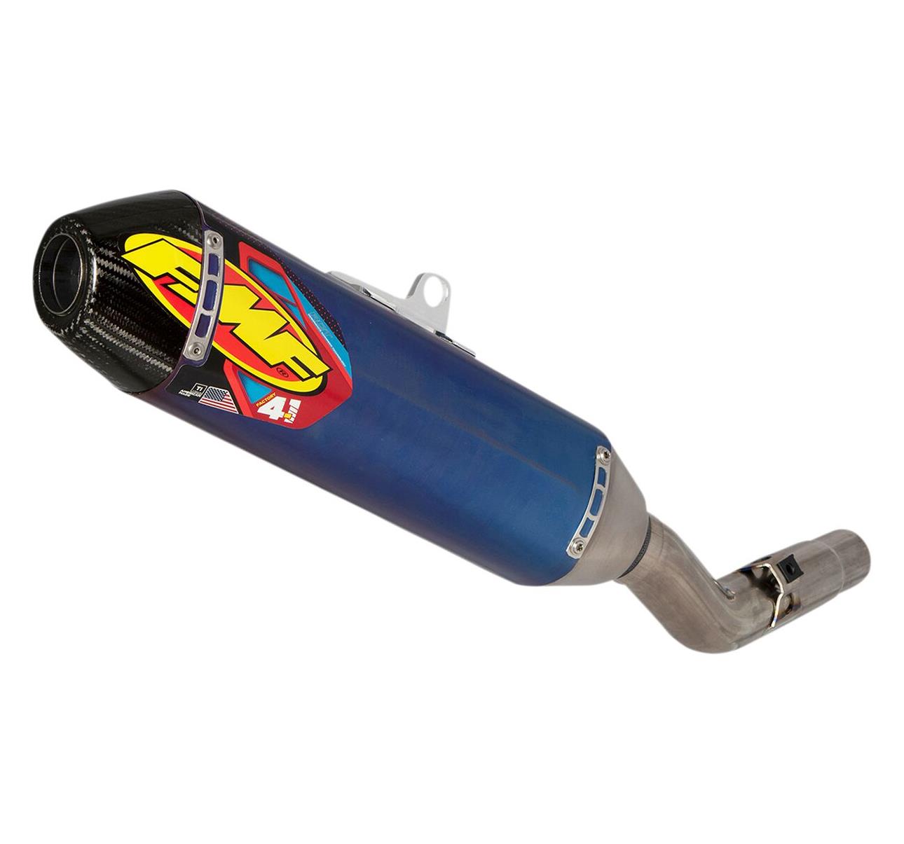 FMF Factory 4.1 Blue Slip-On Carbon End Exhaust Silencer For Honda CRF 450 R 50th Anniversary 2023-2023