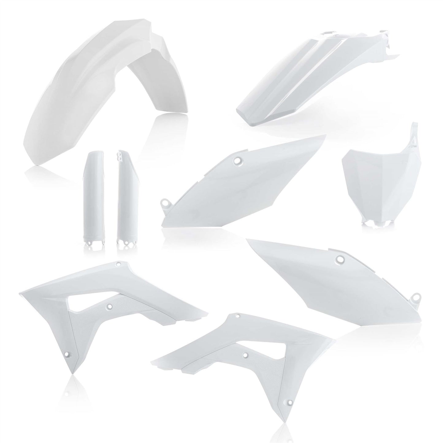 Acerbis Full Plastic Kit White For HONDA CRF 450 R 2017-2018