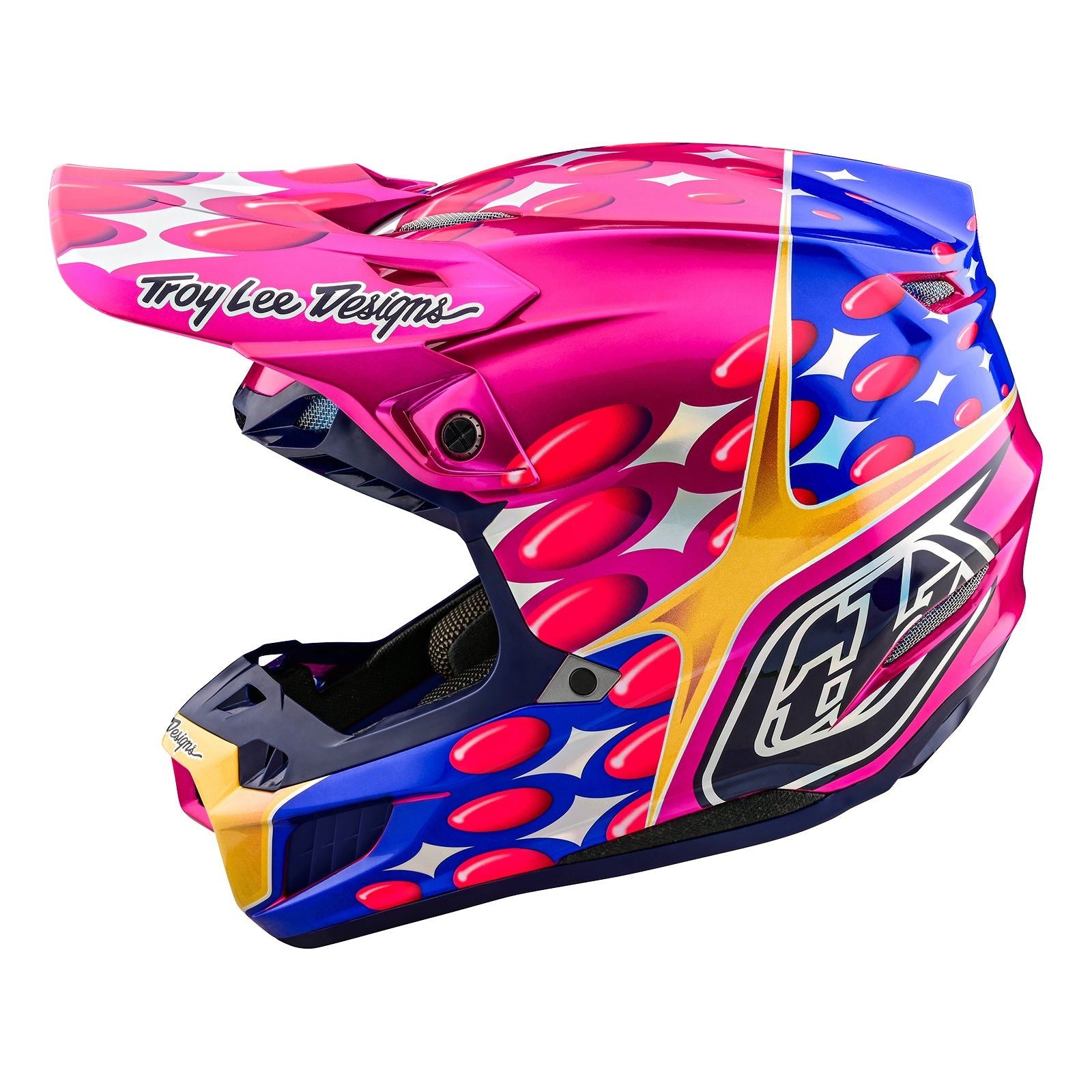Troy Lee Designs 2025 SE5 Composite Blurr Pink Helmets
