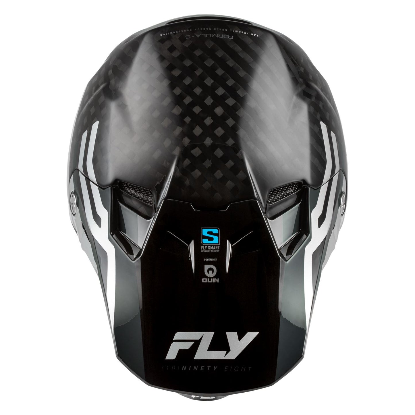 Fly Racing 2026 Motocross Helmet Formula S Byte Carbon Grey Silver