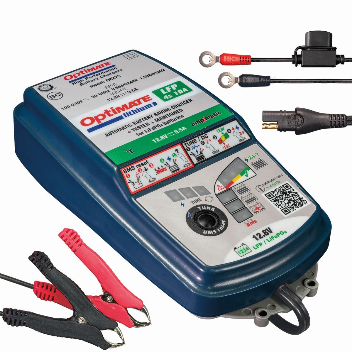 Optimate Lithium LFP 4s 10A Battery Charger Optimiser