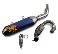 FMF Exhaust System Factory 4.1 RCT Megabomb Carbon Blue For Gas Gas EX 250 F 2021-2023