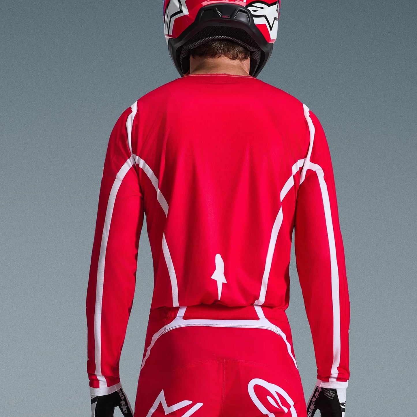 Alpinestars 2026 Fluid Apex Motocross Jersey Red White