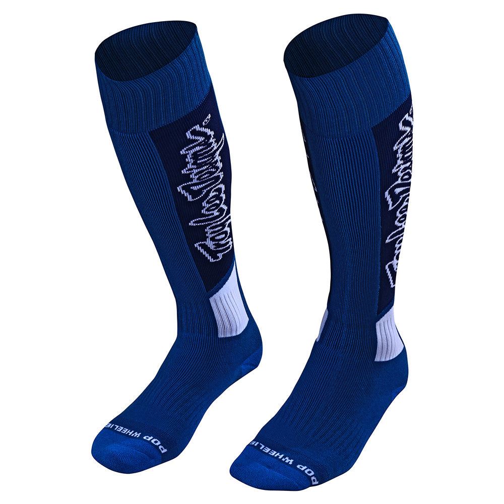 Troy Lee Designs 2025 GP MX Coolmax Thick Sock Vox Blue