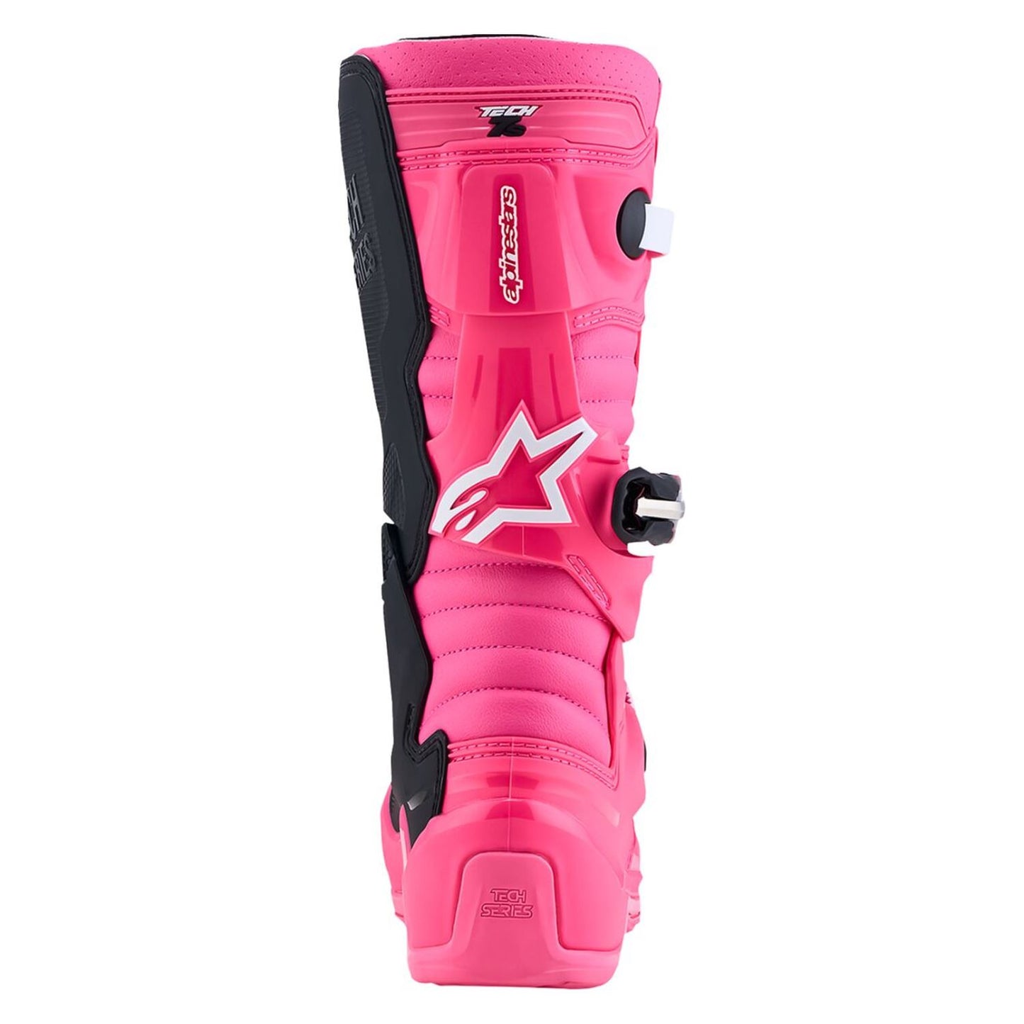 Alpinestars 2027 Youth Tech 7S MX Boots Pink Fluo Black White