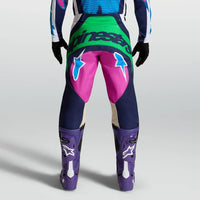 Alpinestars 2027 Techstar Maven MX Pants White Blithe Blue Green Fluo