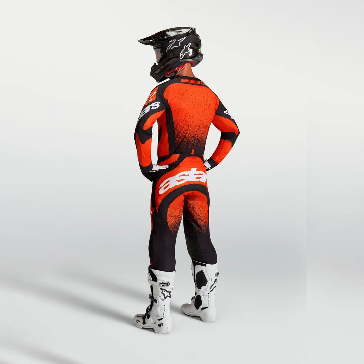 Alpinestars 2027 Techstar Swan MX Combo Kit Cardinal Red Black White