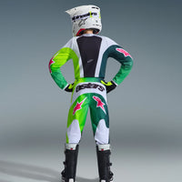 Alpinestars 2026 Youth Fluid Portl Motocross Combo Kit Green White Black