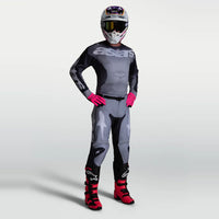 Alpinestars 2027 Racer Amber MX Combo Kit Graystone Cold Gray Light Lilac