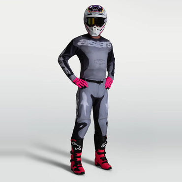 Alpinestars 2027 Racer Amber MX Combo Kit Graystone Cold Gray Light Lilac