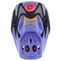Alpinestars 2026 SM3 Jettson Youth Motocross Helmet Grey Purple Black Glossy