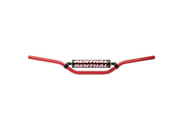 Renthal 7/8 22mm Enduro Red 693 Handlebar Padded For Kawasaki KLX 300R 1997-2002
