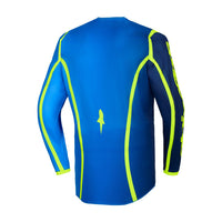 Alpinestars 2026 Fluid Apex Motocross Jersey Blue Yellow Flo