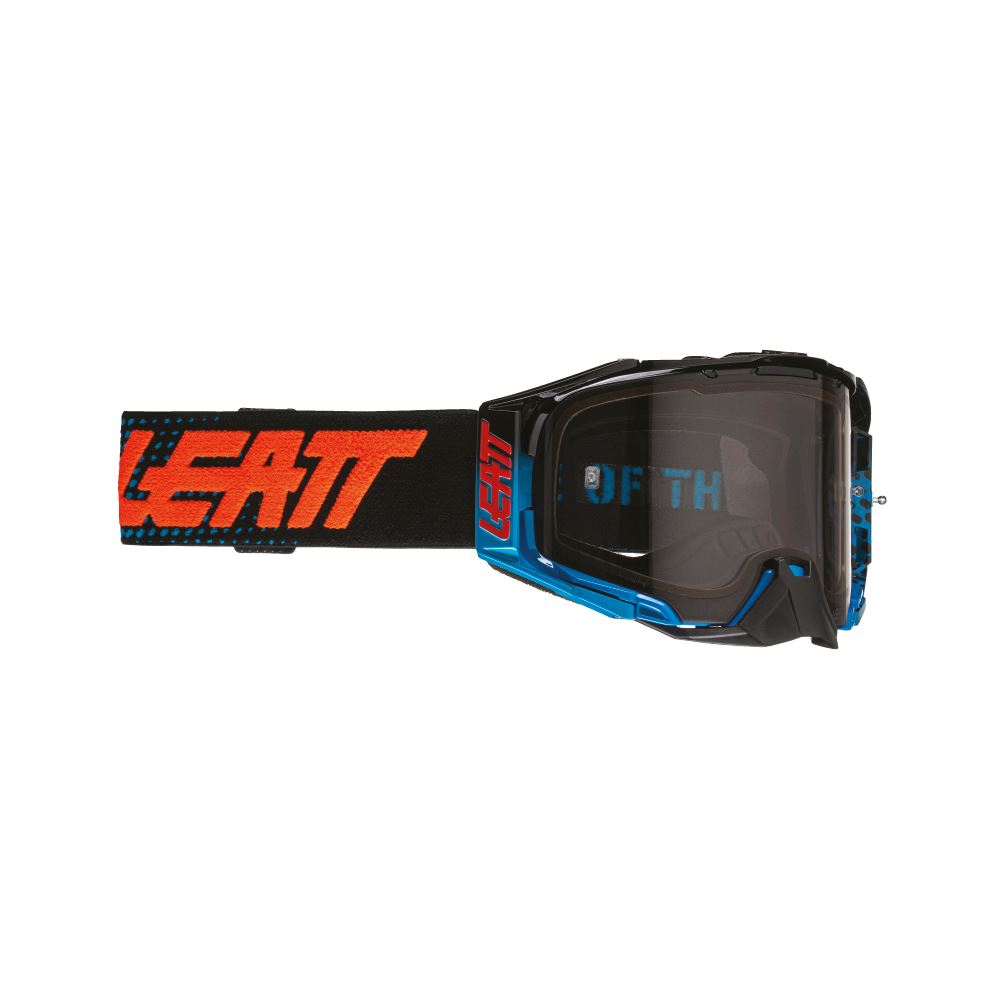 Leatt 2024 Goggles Velocity 6.5 Bluringe - Light Grey Lens