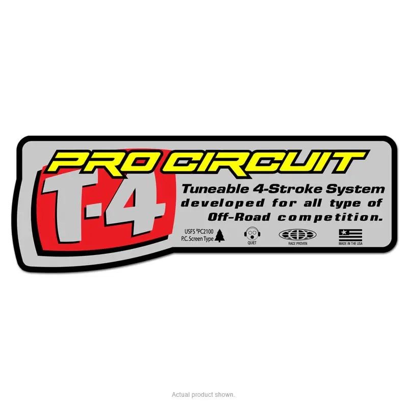 Pro Circuit T-4 Exhaust Decal Kit