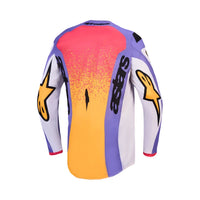 Alpinestars 2027 Fluid Drag MX Jersey Light Lilac Blue Iris Gold