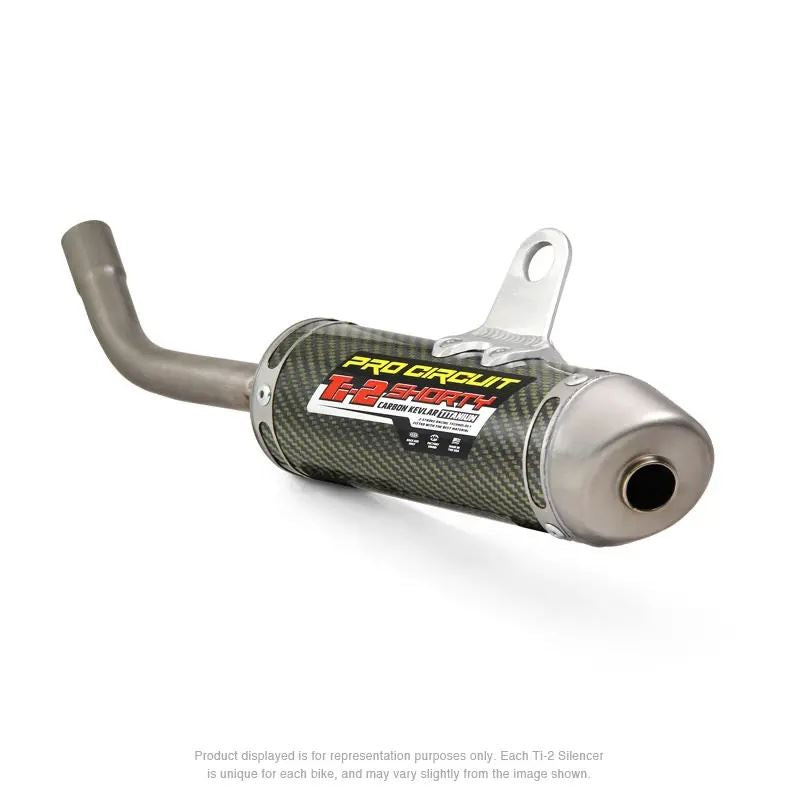 Pro Circuit Ti-2 Shorty Carbon Kevlar/Titanium Silencer For KTM SX 85 2018-2024