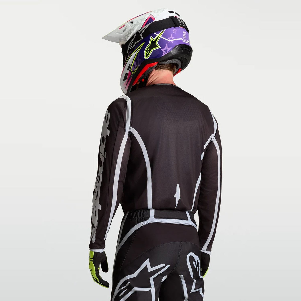 Alpinestars 2027 Fluid Apex MX Jersey Black Silver