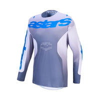 Alpinestars 2027 Racer Amber MX Jersey Ash Gray Light Lilac Ucla Blue
