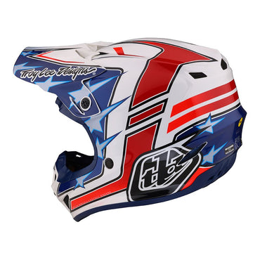 Troy Lee Designs 2025 SE4 Polyacrylite Helmet W/MIPS Flagstaff White