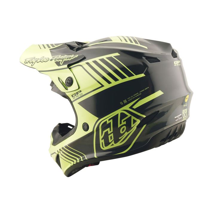 Troy Lee 2026 Motocross Helmet GP PRO Youth Segment Glo Yellow